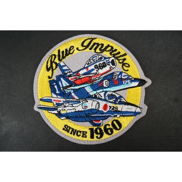 航空自衛隊　ブルーインパルス　航空安全ワッペン ワッペン JASDF 航空自衛隊 ブルーインパルス Blue Impulse 1960
