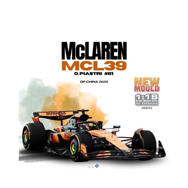 予約 S1818702 SOLIDO 1/18 マクラーレン MCL39 Chinese 中国 GP