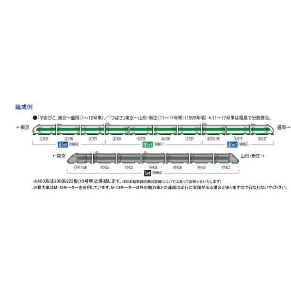 新品 TOMIX 98861 200系東北新幹線(K編成)増結セット(4両) : ブースト