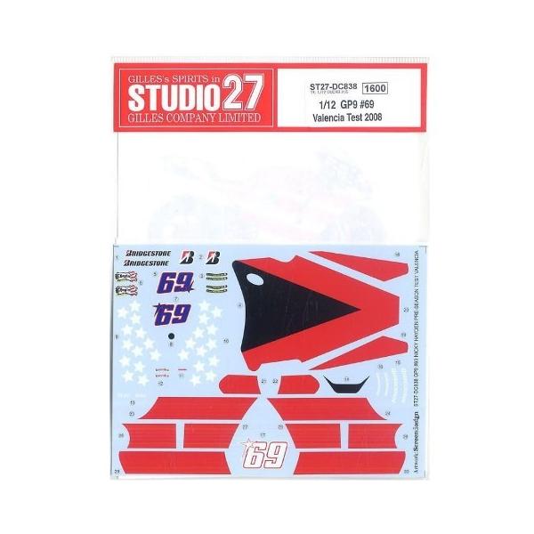 Vi DC838 X^WI27 1/12  Ducati GP9 #69 Test 2008 y䂤pPΉz