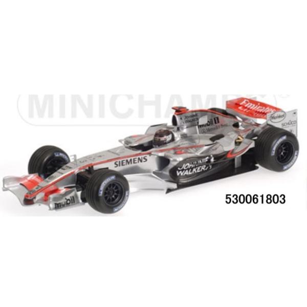 F1　キミ ライコネン　マクラーレン　MP4-21 1/18 フィギュア マクラーレン メルセデス MP4/21 キミ・ライコネン 2006
