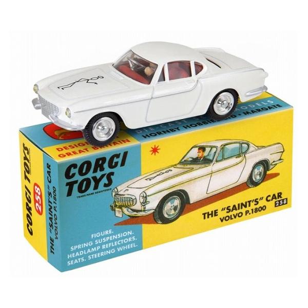 新品 CG54321004 コーギー 1/46 Corgi Model Club 258 - ボルボ P1800 1961 "セイント 天国野郎"