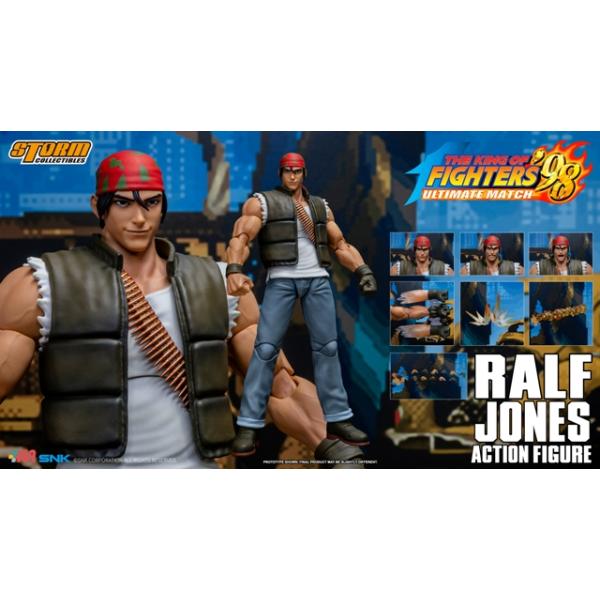ラルフ・ジョーンズ THE KING OF FIGHTERS '98 ULTIMATE MATCH(ザ・キング・オブ・ファイターズ98 アルティメットマッチ) 完成品 アクションフィギュア(SKKF14)(海外流通版) ストームコレクティブルズ 新品 ストーム コレクティブルズ SKKF14 ザ・キング・オブ