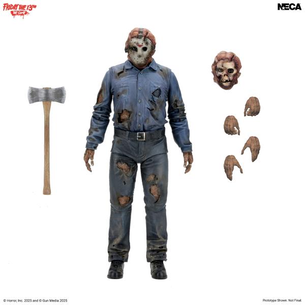 予約 ネカ   Friday the 13th The Game/ 13日の金曜日 PART9 ジェイソンの命日: ジェイソン・ボーヒーズ 7インチ アクションフィギュア 26年11月