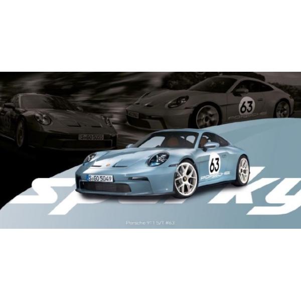 予約 YO64017 タイニー sparky 1/64 ポルシェ Porsche 911 S/T #63