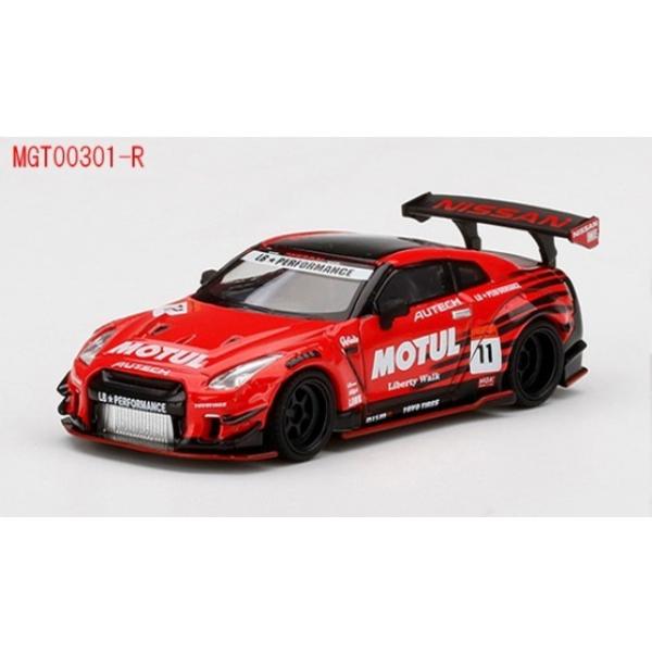 \ MGT00301-R TSM MINI-GT 1/64 LBWORKS Y GT-R R35 ^Cv2 AECO o[W 3 Infinite MOTUL(Enh)y~z