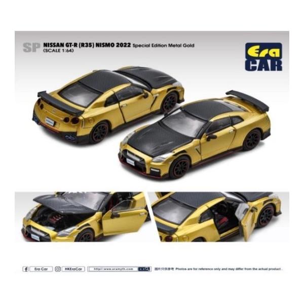 �\�� NS21GTRSP62 EraCAR 1/64 ���Y SP Nissan GT-R (R35) Nismo 2022 Special Edition Metal Gold ���ē���