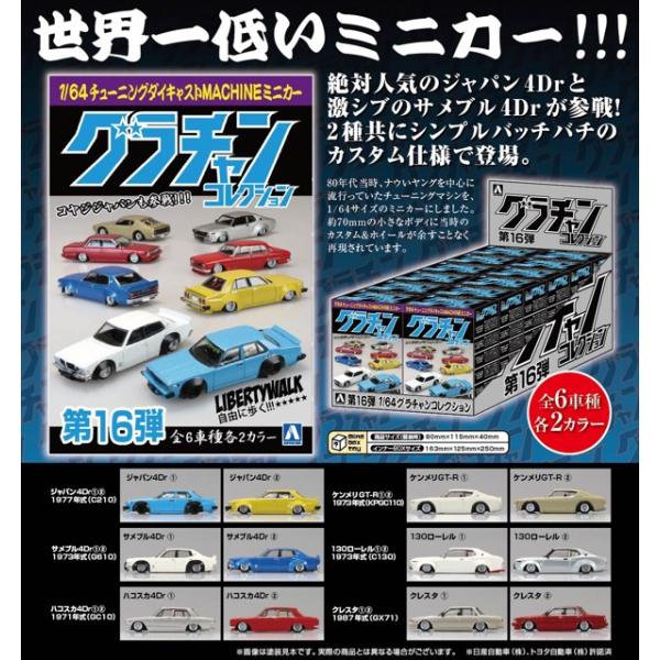 新品 アオシマ 1/64 ダイキャストミニカー グラチャンコレクション