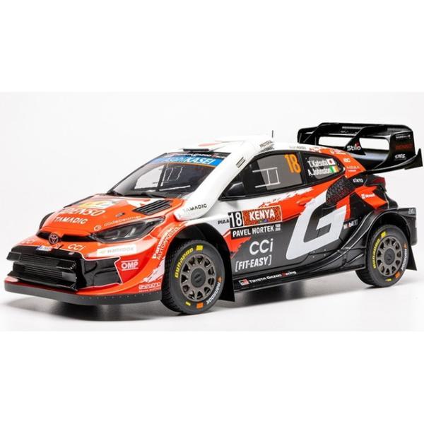 予約 18RMC282A イクソ 1/18 トヨタ GR ヤリス Rally1 2026年 ラリーケニア 優勝 #18 勝田貴元 / A.Johnston