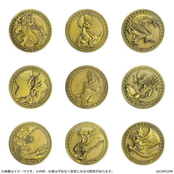 記念メダル　モンスターハンター・ザ・リアル 予約 カプコン モンスターハンター メダルコレクション Vol.1 全20種