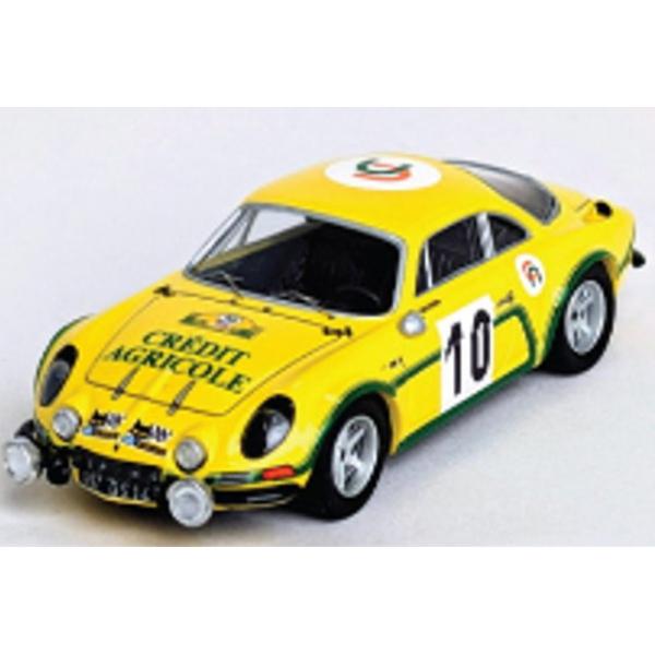 予約 RRfr104 トロフュー 1/43 アルピーヌ ルノー A110 1974年 クリテリウム・ドゥ・ラ・コート・フルーリ 1位 #10 Joseph Bourdon / Jacques Moutard