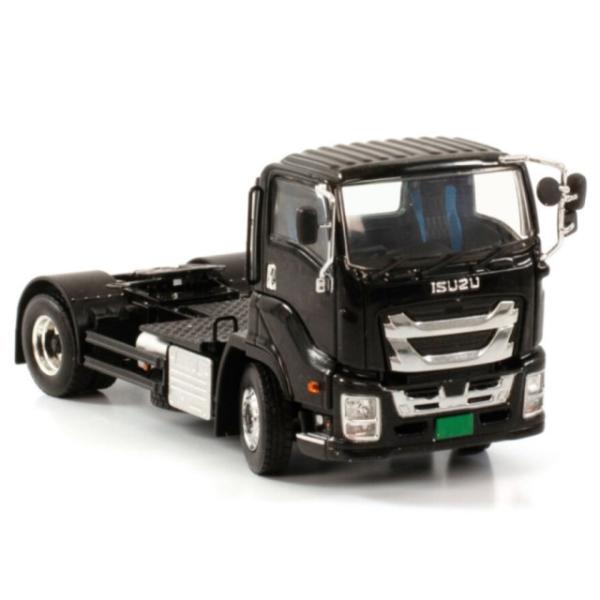 新品01-3972 WSI 1/50 4X2 ブラック いすゞ ギガ ショートキャブ