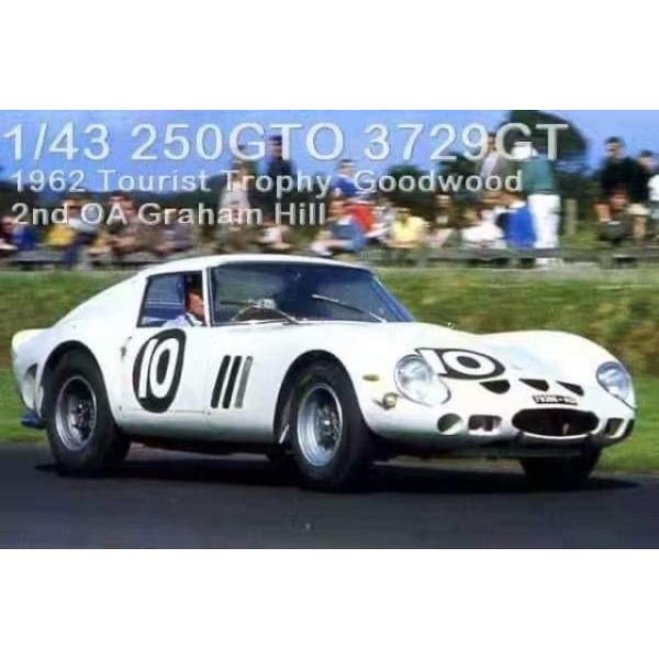 \  SCM 1/43 tF[ Ferrari 250 GTO 3729GT 1962 Tourist Trophy, white #10 40