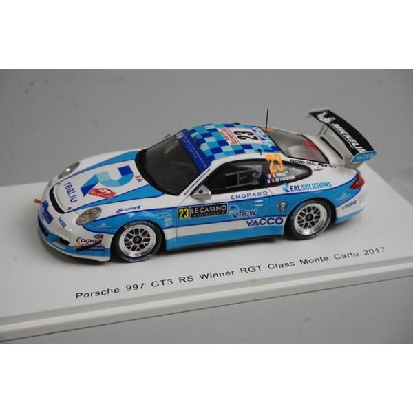 1/43 スパーク S5160 ポルシェ 997 GT3 RS RGTクラス モンテカルロ
