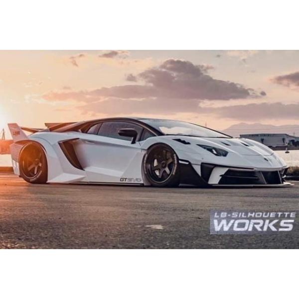 \ FM18005LM-08 FuelMe Models 1/18 {M[j AF^h[ LBWK LB-Silhouette WORKS AVENTADOR 700 GT EVO Pearl white