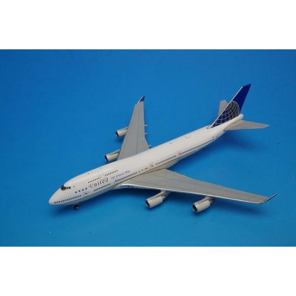 1/400 B747-400 ユナイテッド 747フレンドシップ/引退記念 N121UA [GJUAL1741］ ジェミニ/中古