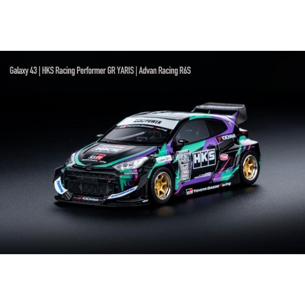 \ GS4301 Galaxy Models 1/43 g^ X HKS Racing Performer GR YARIS Advan Racing R6S 199
