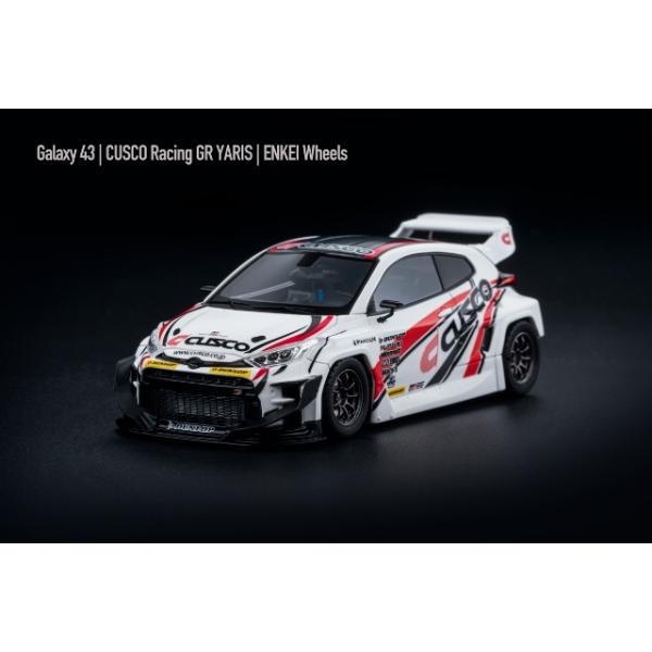 \ GS4302 Galaxy Models 1/43 g^ X CUSCO Racing GR YARIS ENKEI Wheels 199