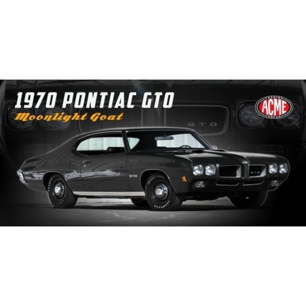 \ A1801218 ACME 1/18 |eBAbN Pontiac GTO 1970 - Moonlight Goat