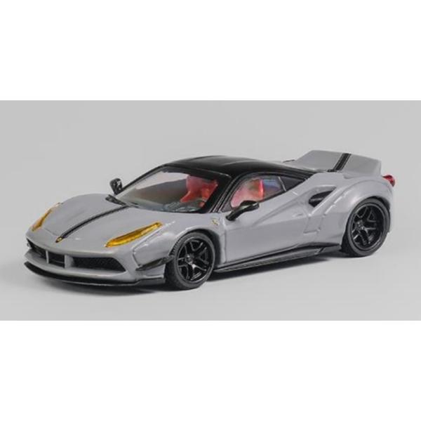 CMモデル LB★WORKS 488 レッド 1/64 ミニカー CMモデル 1/64 LB-WORKS 488 ワイドボディ レッドメタリック