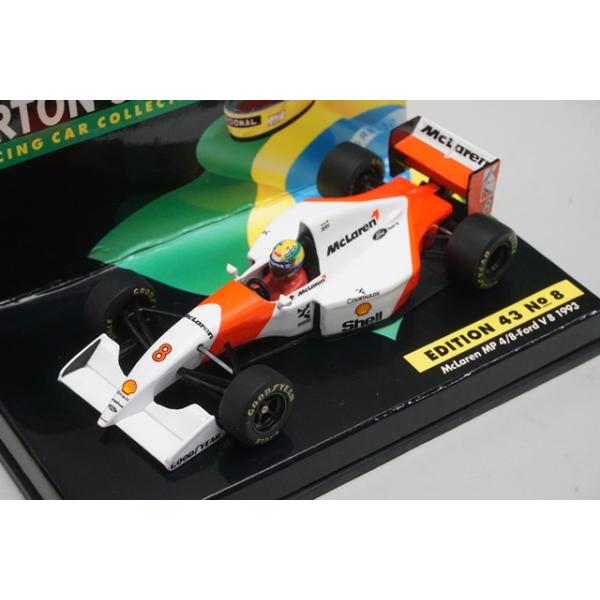 ミニチャンプス　1/43 マクラーレンフォード　MP4/8 1/43 ミニチャンプス マクラーレン MP4/8 フォード V8 1993 #8 A.セナ