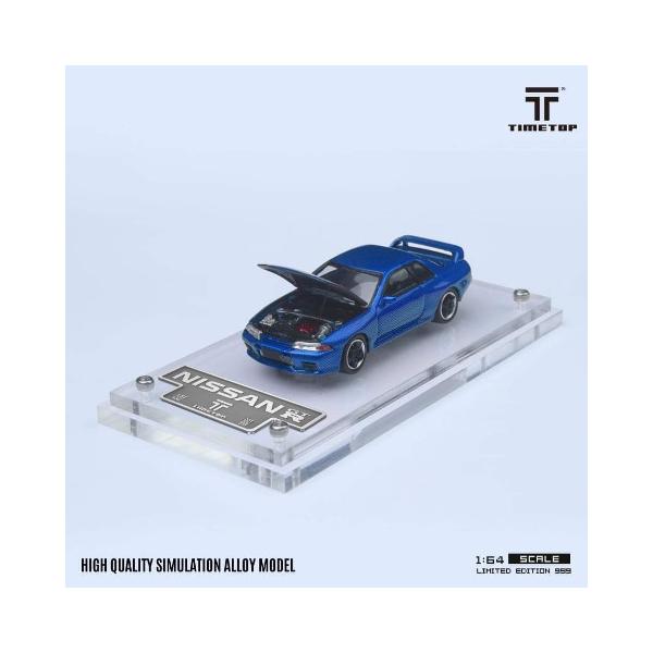 1/64 Timetop 日産スカイラインGT-R R32 予約 TT644125 TimeTop 1/64 日産 Nissan GTR R32 GT-R Metallic Blue