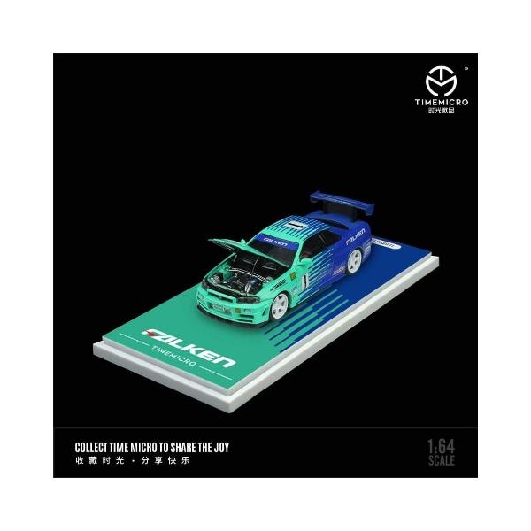 休暇。　ブロマイド 新品 T64G-061-MP Tarmac Works 1/64 日産 Nissan Skyline (R32