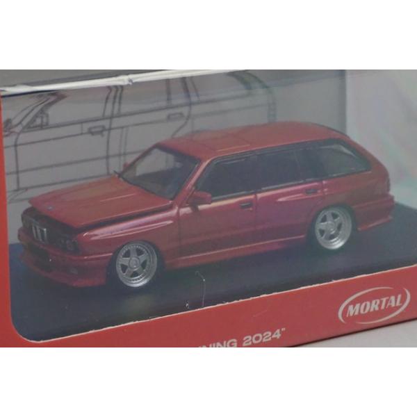 新品 Mortal 1/64 BMW E30 Touring ボンネット開閉 佛山展会限定
