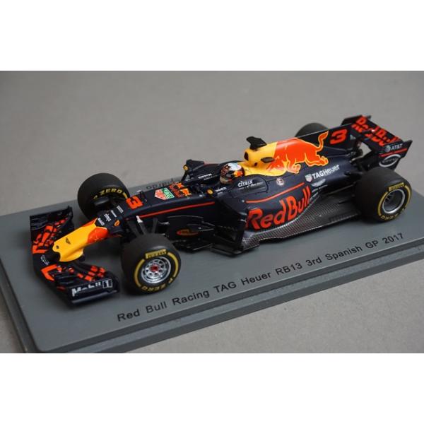 おもちゃ スパーク 1/43 レッドブル RB13 リカルド 2017年スペインGP