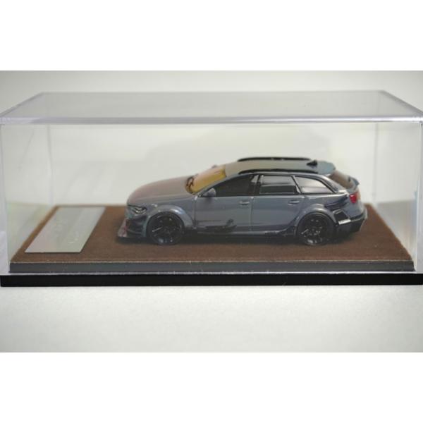 新品 Qidian Model 1/64 RS6 Avant (C7) DTM Jon Olsson Modified. Cement Grey