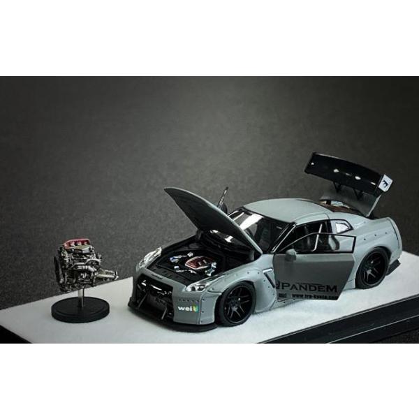 新品 PGM-640703 PGM 1/64 Rocket Bunny R35 フル開閉モデル