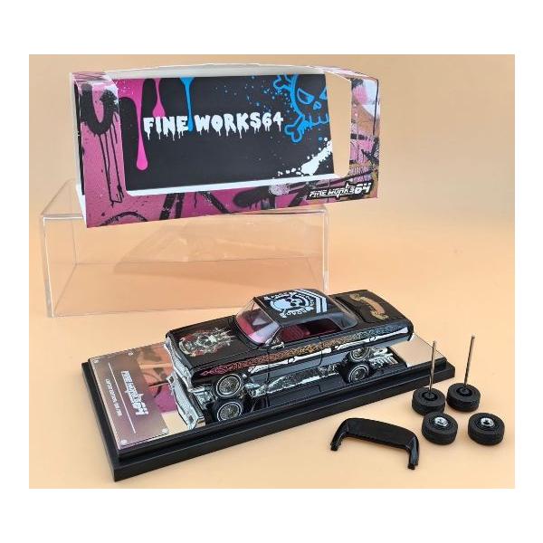 予約 Fine Works64 1/64 シボレー インパラ Impala A/Skul Black