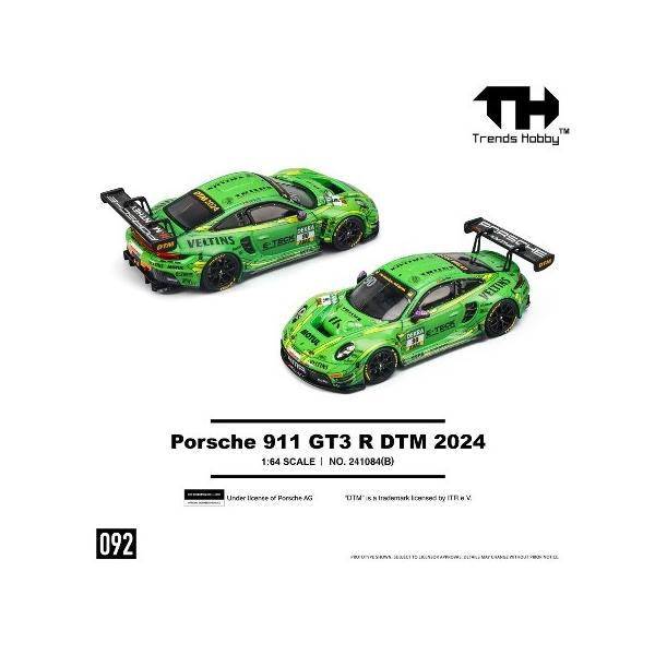 新品 241084-B Trends Hobby 1/64 ポルシェ Porsche 911 GT3 R DTM