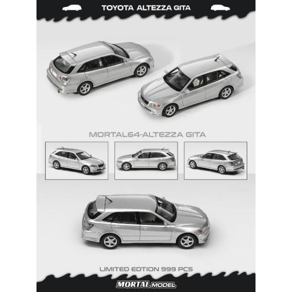 Mortal model 1/64トヨタ ALTEZZA GITA (白) 新品 Mortal 1/64 トヨタ
