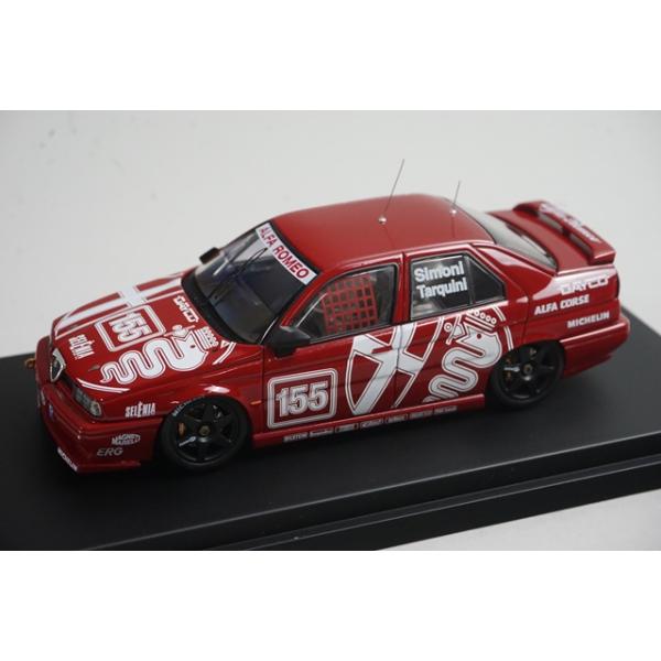 hpi アルファロメオ　1994 BTCC 1/43 HPI 8126 アルファロメオ 155 TS シルバーストーン BTCC