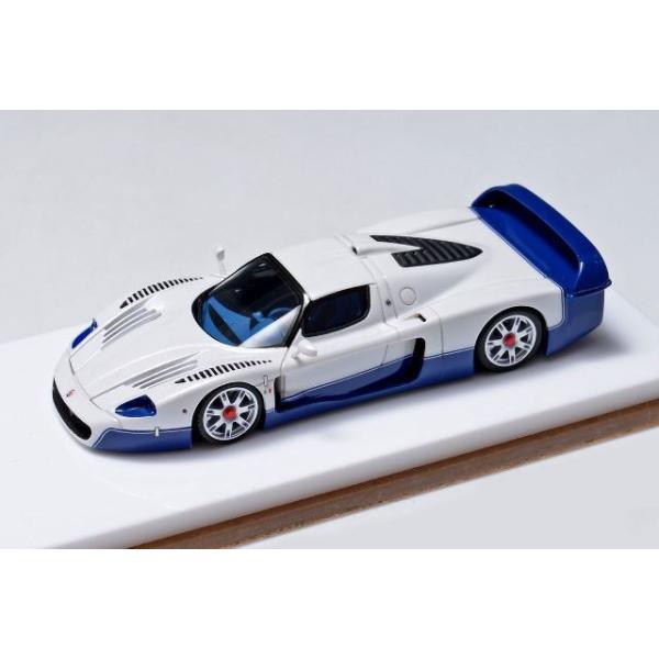 予約 YM model 1/64 マセラティ Maserati MC12 Stradale White Blue