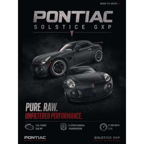 予約 MK09-03-A1 MK Miniatures 1/64  ポンティアック ソルスティス GXP Solstice GXP Club Racer Pontiac Matte Black