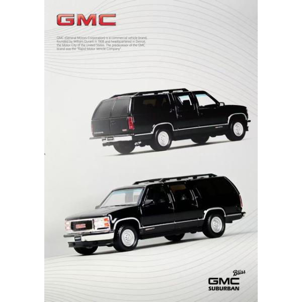 予約 BlissModel 1/64 GMC Suburban サバーバン Plainclothes Unmarked GT400 Pearl Black