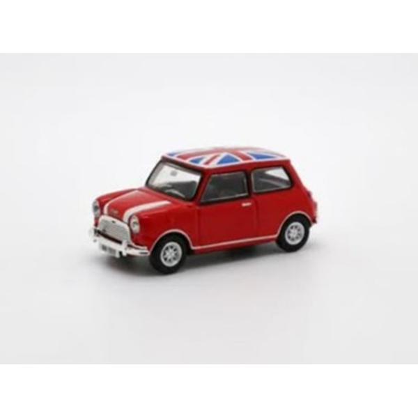 予約  Sonic Gear 1/64  オースチン ミニ Austin Mini Mk1 レーシングカー Red (Union Jack)