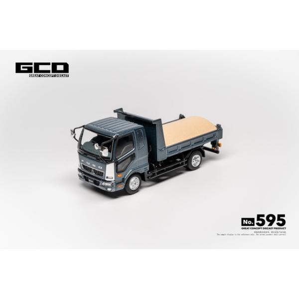 予約 KS-107-595 GCD ゲインコーププロダクツ 1/64 三菱ふそう ダンプ トラック Mitsubishi Fuso Dump Truck Grey (RHD)