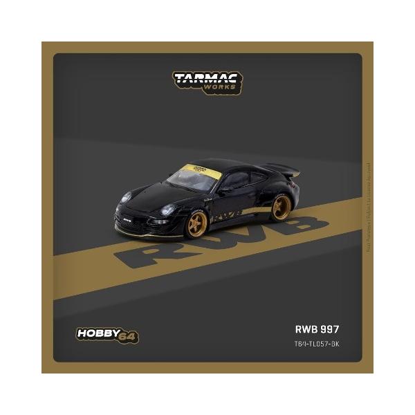 ミニカー Tarmac 1:64 RWB BLACK 予約 T64-TL057-BK Tarmac Works 1/64 RWB 997 Black : ブーストギア