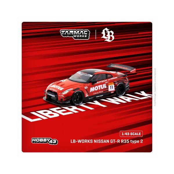 予約 T43-019-MOT Tarmac Works 1/43 LB-WORKS NISSAN GT-R R35 type 2