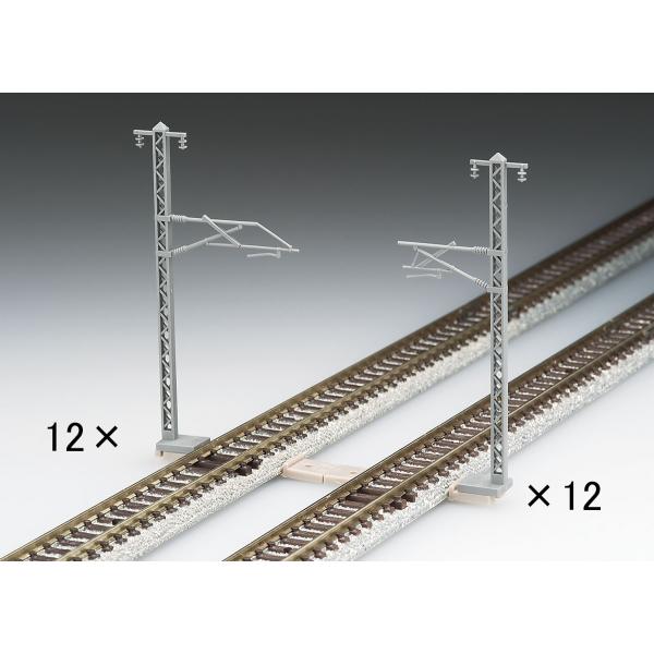 トミーテック 架線柱用複線高圧線トラス(12本分)