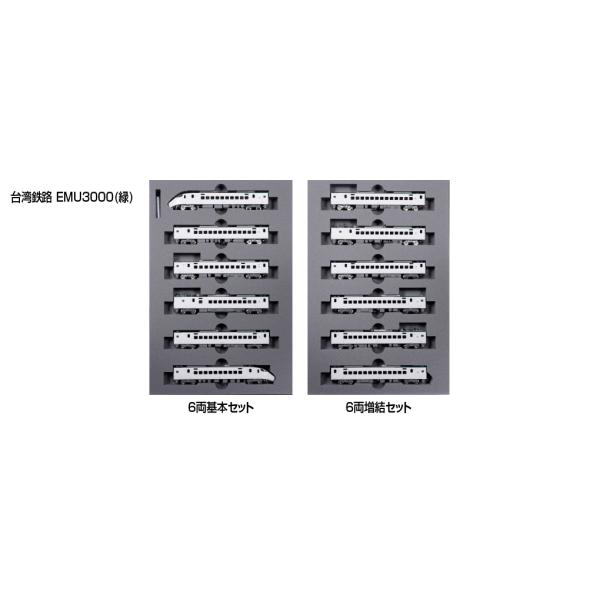 カトー 10-1793 台湾鉄路EMU3000(緑) 6両増結セット