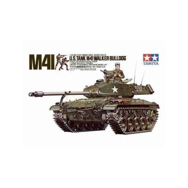 タミヤ 1/35 ミリタリーミニチュア No.055 アメリカ 軽戦車 M-41