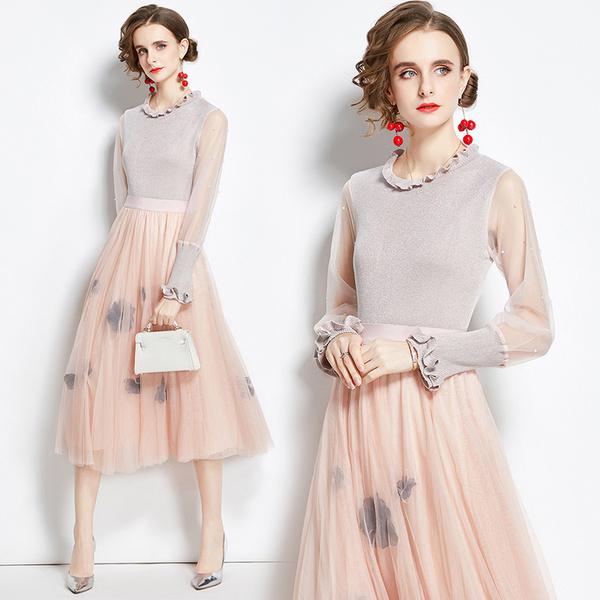 フォーマルワンピース 30代代 エレガント パーティードレス ロング丈 チュール ドレス 結婚式 お呼ばれ 袖あり 結婚式ドレス 披露宴 Gz Free Shlfq 02 株式会社フリースタイル 通販 Yahoo ショッピング