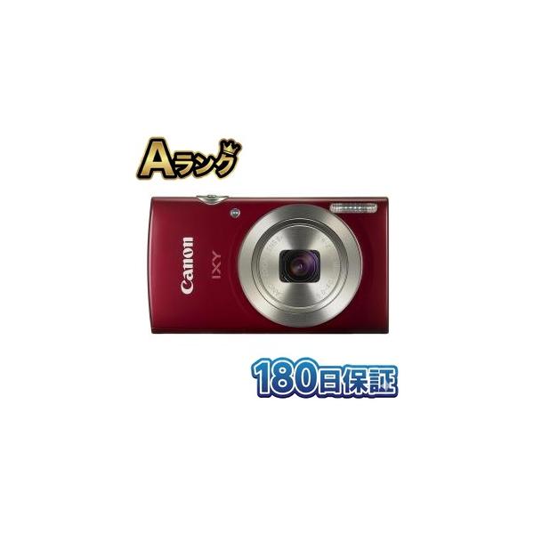 【整備済み品】 Canon デジタルカメラ IXY 180 レッド 光学8倍ズーム IXY180RE (整備済み品)
