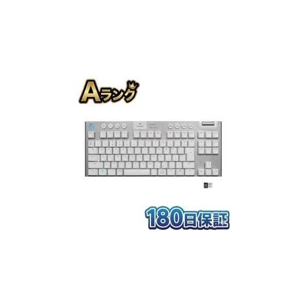【整備済み品】 Logicool G(ロジクール G) テンキーレス ワイヤレス G913 TKL ホワイト 日本語配列 G913-TKL-TCWH