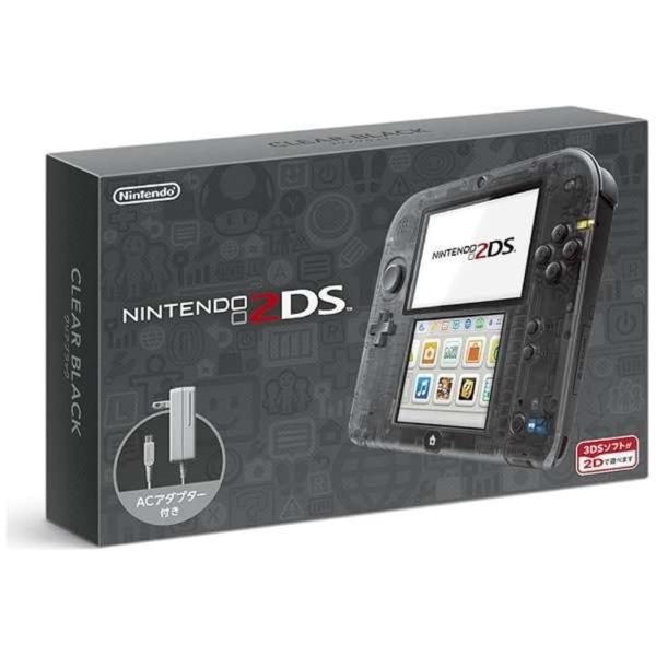 【整備済み品】 Nintendo ニンテンドー2DS クリアブラック SDカードフルフォーマット済み 任天堂 180日保証 [video game]