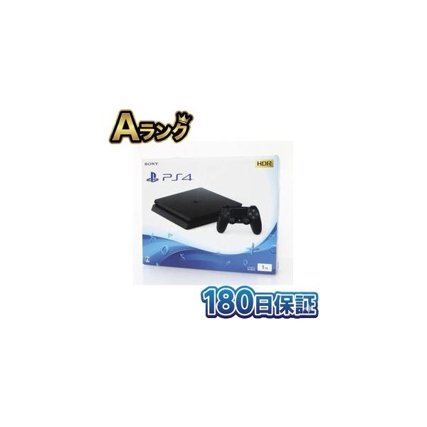 【整備済み品】 SONY PlayStation 4 ジェット・ブラック 1TB CUH-2100BB01 PS4 プレステ4 ぷれすて4 プレイステーション4 本体 スリム 薄型 中古 180日保証